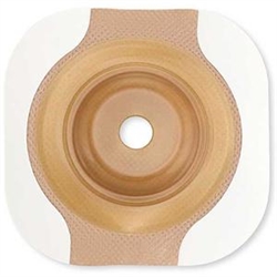 Hollister 11404 CeraPlus Up to 2" Cut-to-Fit Convex Skin Barrier with Tape, 2-3/4" Flange Blue