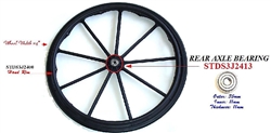 Drive Replacement Wheel of Wheelchair STDS3J2424