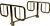 Drive T Style Half Rails 15021BV